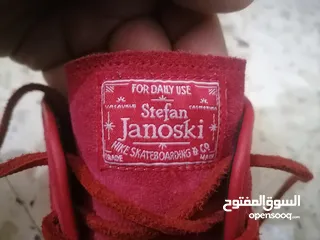  8 Nike SB Stefan janoski shoes    original top quality حذاء نايك اس بي لون احمر نادر