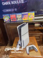  2 Playstation 5 Slim Blueray  بلاستيشن 5 سلم