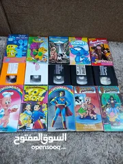  12 اشرطه فيديو كاست VHS شريط كبير نسخ اصليه اورجنال جديده بالجلاتين