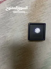  1 حجر ميزونايت الماس مع شهادة