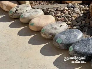  2 قطع ديكورية بيضوية