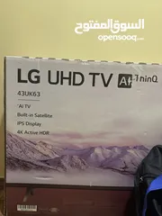 4 43 inch LG tv UHD for sale