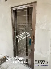  10 حداد Steel Structure ابواب محلات باب محل اعمال الحدادة والديكور مظلات برقولا Steel Structure