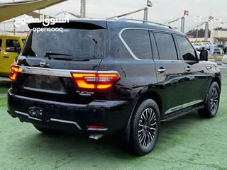  4 Nissan Patrol Platinum SE V8 GCC 2016 نيسان باترول بلاتينيوم مكينه صغيره V8 خليجي موديل 2016