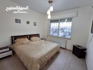  3 شقة ارضية مفروشة للايجار الشهري والسنوي ثلاث غرف نوم في عبدون