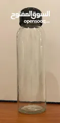  5 عدد 24) زجاجات زجاجية أنيقة مع أغطية )Elegant glass bottles with covers