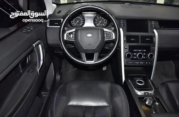  15 Land Rover Discovery Sport SE Si4 ( 2015 Model ) in Black Color GCC Specs