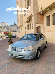  1 هونداي اكسنت 2005 اوتوماتك ترخيص تامين سنه افحص وين بدك ولا ضربة البيع فقط كاش وتنازل مباشرة