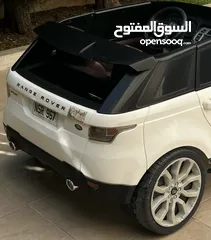  2 ‘Kids’ Electric Range Rover for Sale – Barely Used Excellent Condition White with Red Seats!