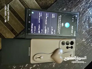  1 جهاز جالكسي s23ultra 256 مع 12 رام بحالة ممتازة شبه جديد شرق اوسط استعمال بنت يعني الجهاز نضيف جدا