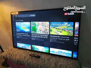  1 شاشة ناشونال سونيك حجم 50 انش فل سمارت  4k (( ضد الكسرررر )) اندرويد اخر اصدار 14 وريموت أوامر صوتية