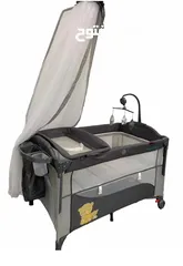  10 5 In 1 Travel Cot Foldable Baby Bedside Sleeper With Diaper Changer Mattress