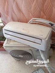  5 مكيف واحد طن بحاله جيده يعمل بشكل ممتاز موفر جدا