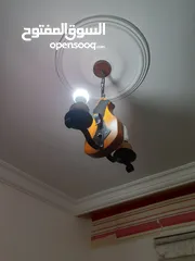  5 ثريا خشب اجنبي من اسبانيا علي شكل كامان