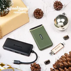  4 موزع USB HUB عالي السرعة 3.1 و  Transcend HUB5C Type-C 6 in one Port USB HUB SuperSpeed 3.1