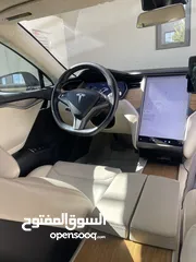  7 Tesla Model S 2018 75D , charcoal metallic color  سيارة تسلا موديل S للبيع مميزه جدا