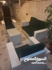  1 طقم راتان 5 مقاعد بسعر مغري