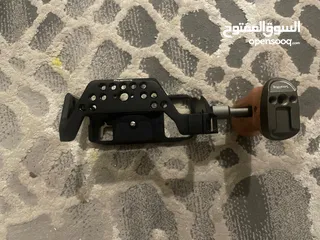  2 Smallrig cage for a7s3 and wooden handle