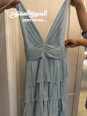  3 Baby Blue evening dress by a turkish designer