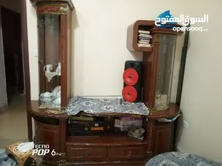  1 طقم كنب+بوفيه للبيع