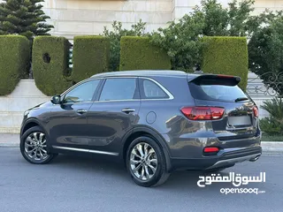  4 KIA SORENTO (SX) 2019 وارد الوكالة قاطع  مسافة 80 الف كم فل كامل اعلى صنف فحص كامل