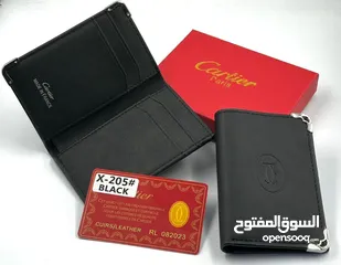  10 بوك كارتير  cartier wallet رجالي مع البوكس