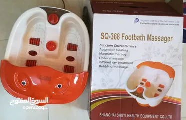  11 مساج و جاكوزي القدمين جهاز المساج و تدليك الاقدام  بالفقاعات و الماء الساخن الجاكوزي القدم