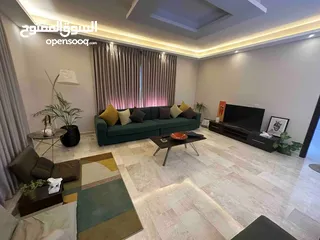  10 450m2 Luxury Furnished 3 bedroom semi villa with a garden & 2 Terraces infront of Al-thuheir