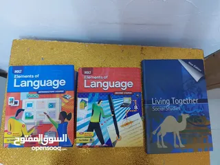  1 Reading ،HOLT Elements of Languag كتب بحاله ممتازه جدا لبيع