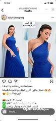  1 فستان SHEIN باللون الازرق الملكي