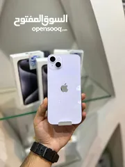  3 ‏iPhone 14 plus 512GB   ‏NEW NO AVTIVE  جديد بدون كرتونة  512 جيجا  اللون الاسود والبيربيل