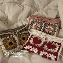  7 كروشيه حسب الطلب -تصوير (قبل التسليم), ، توصيل (لبعض المناطق)،لمستك  و طلبك الخاص .