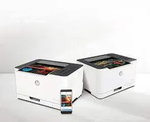  7 HP COLOR LASER PRINTER 150 NW اتش بي ليزر  ملونة 