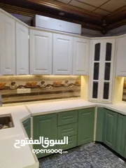  1 مطابخ اج دي اف .المنيوم  مرمر