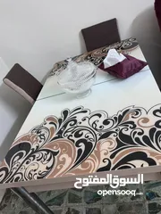  3 طاولة سفرة مع 6 كراسي