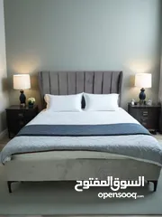  12 تخت بكل الاحجام يشمل فرشة ومخدات والتوصيل والتركيب لباب بيتك  ...صناعة محلية بجودة عالية وتصميم انيق
