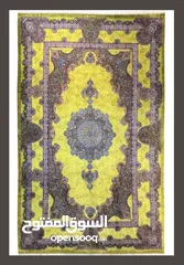  4 سجاد وبسط حرير فارسي فاخر منسوج يدويًا  Luxury Persian Handwoven Silk Carpets And Rugs