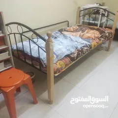  1 SINGLE BED FOR SALE 10 rial each(4pcs)