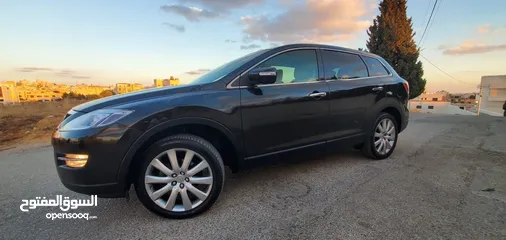  6 مازدا CX9 موديل 2008 مميزة توب نضافة صيانة شركة لون اسود استخدام شخص واحد
