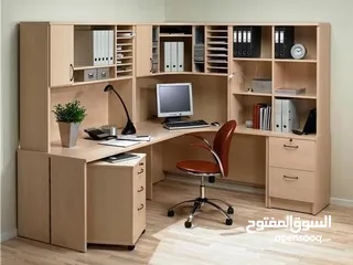  7 طولات ومكاتب خشبية