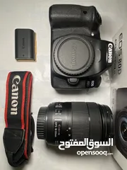  4 كانون 80d مع عدسة 18-135