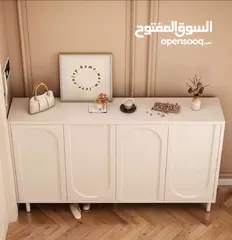  7 خزانة أنيقة بتصميم عصري ولمسة فخامة راقية  تجمع بين الجمال والعملية لتضفي ترتيب وأناقة على مدخل