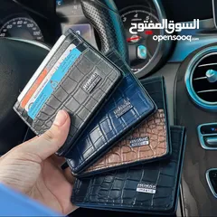  2 محافظ فخمة وراقية / محفظة رجالية / محفظة جلد / بوك / wallet