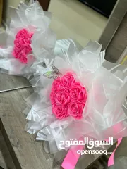  21 بوكيه ورد ستان   الورد للورد بوكيه ورد ستان هاند ميد بأقل سعر  هديه مميزه وكمان لمناسبا