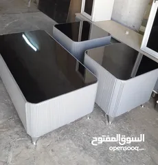  22 طاولات وسط خشب ودهان الون اختياري حسب الطلب تفصيل جميع المقاسات ديكور شاشه جميع المقاسات