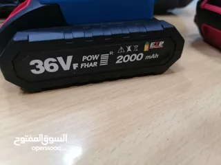  3 منشار ترددي شحن مع 4 نسلات