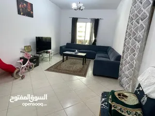  1 للايجار بعجمان شقه مفروشه غرفه وصاله قريبه من مدرسه الحكمه النعيميه 1