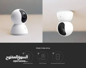  4 كاميرا مراقبه متحركه 360 درجه 1080 fhd من شركه mi