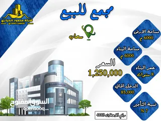  1 رقم الاعلان (4446) مجمع تجاري للبيع في سحاب قرب المدينة الصناعية وشارع 60