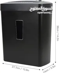  2 الة تحطيم اوراق العمل فرامات ورق 13 لتر آلات فرم الورق ... ماكنة اتلاف الورق Cross Cut Paper Sh